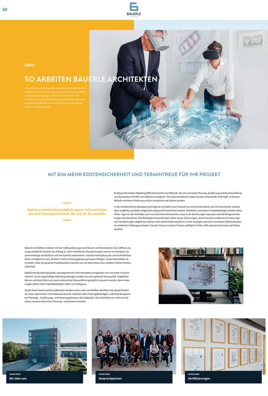 Webdesign für ein Architektur-Büro aus Saarbrücken