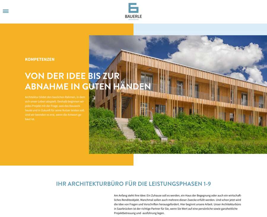 Corporate Design & Website für ein Architektur-Büro auf Wachstumskurs