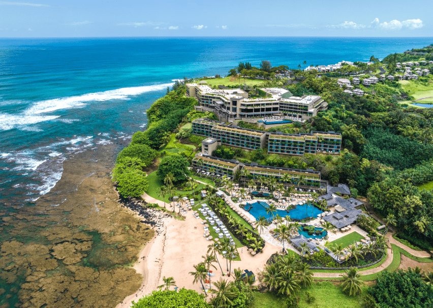 Aerial view of Connor Morris beach