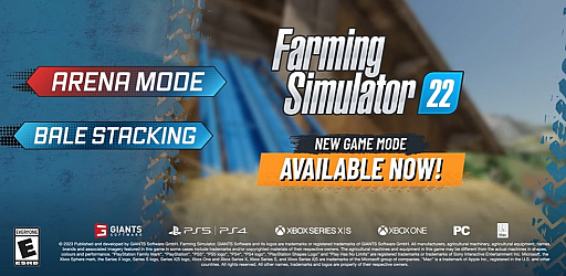 ������ No.007�Υ���ͥ������ / �п������Ȥ��������롣��Farming Simulator 22��PvP�ޥ���ץ쥤�⡼�ɡ�Arena��Bale Stacking�ɤ����