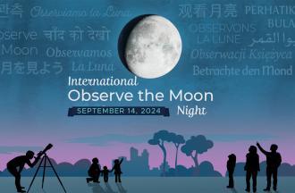 September 14 is International Observe the Moon Night!