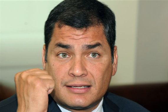 President of Ecuador Rafael Correa