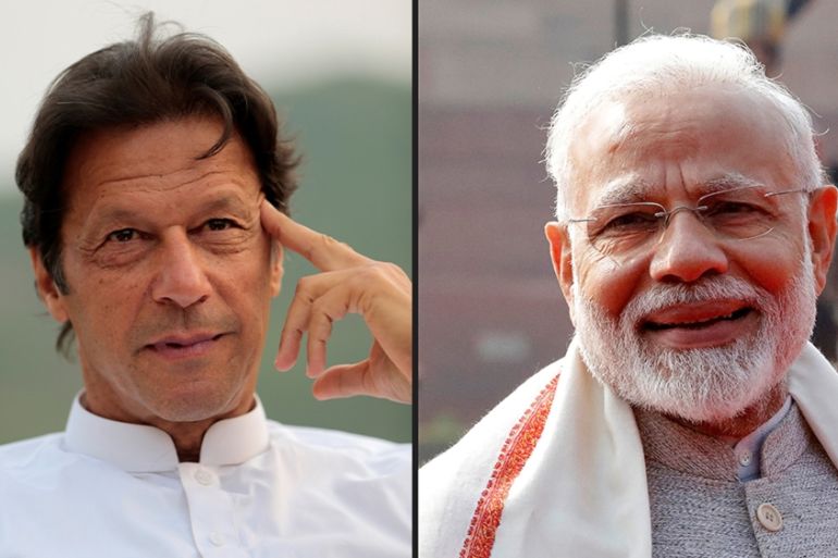 Modi and Khan Collage - Reuters