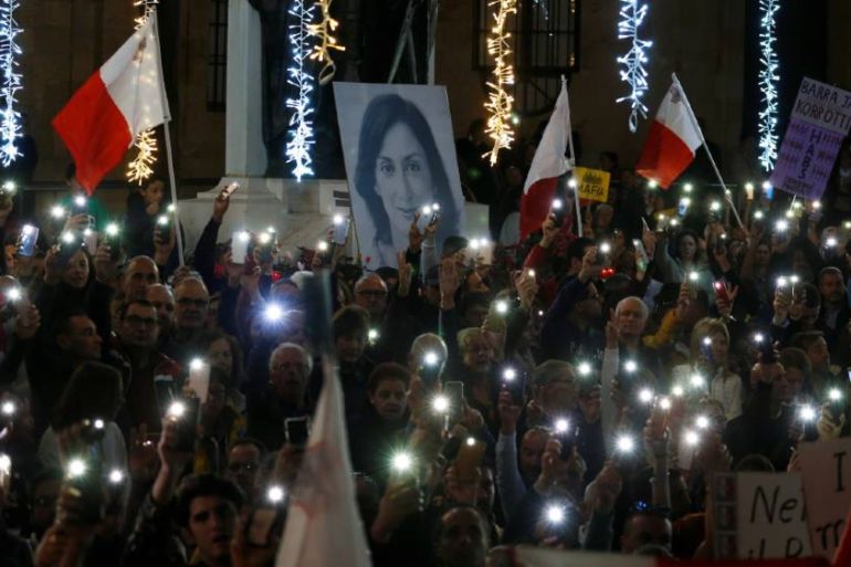 Malta protest - reuters