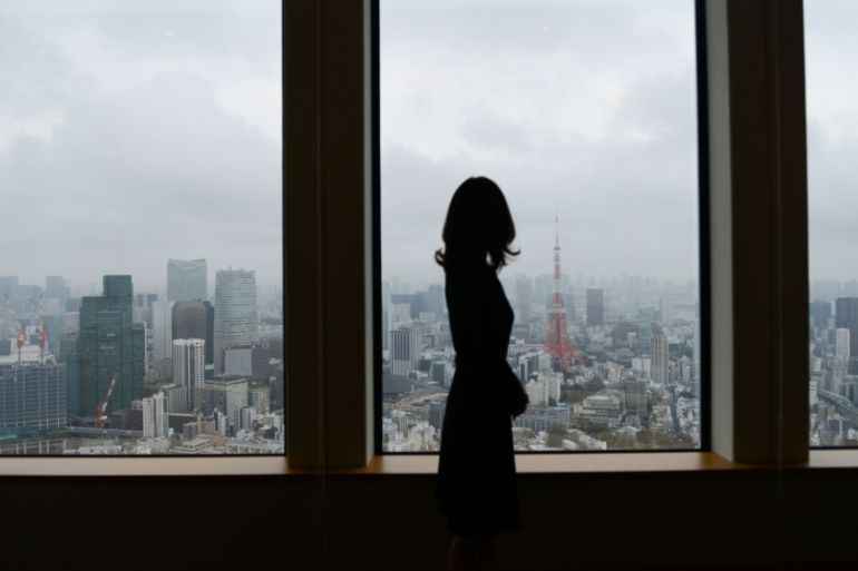 Women in boardroom