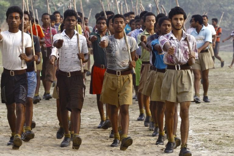 RSS volunteers, India