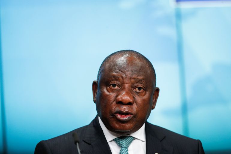 South Africa's President Cyril Ramaphosa