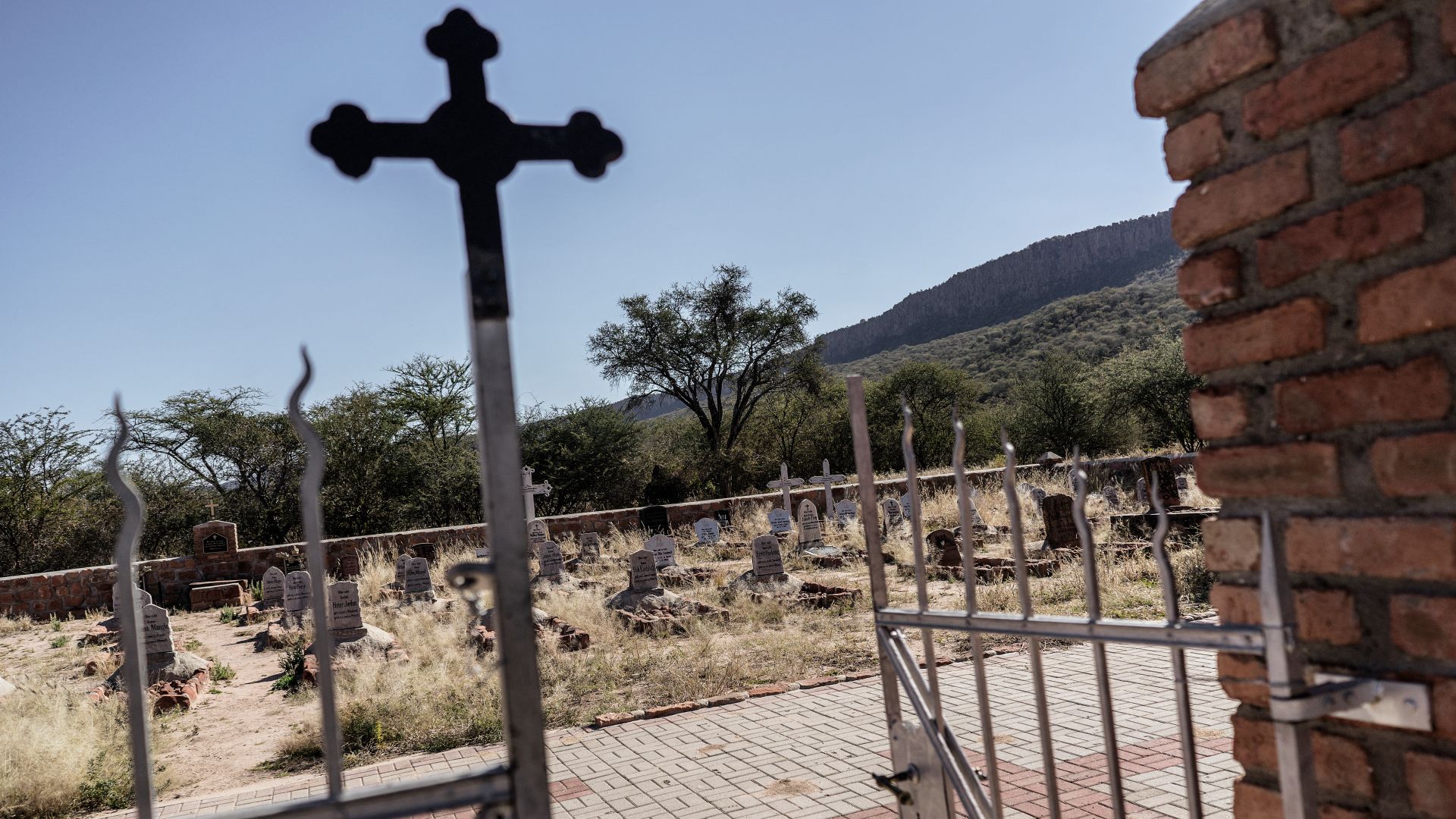 A graveyard in Namibia