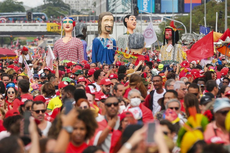 Brazil's President elect Luiz Inacio Lula da Silva swear-in ceremony