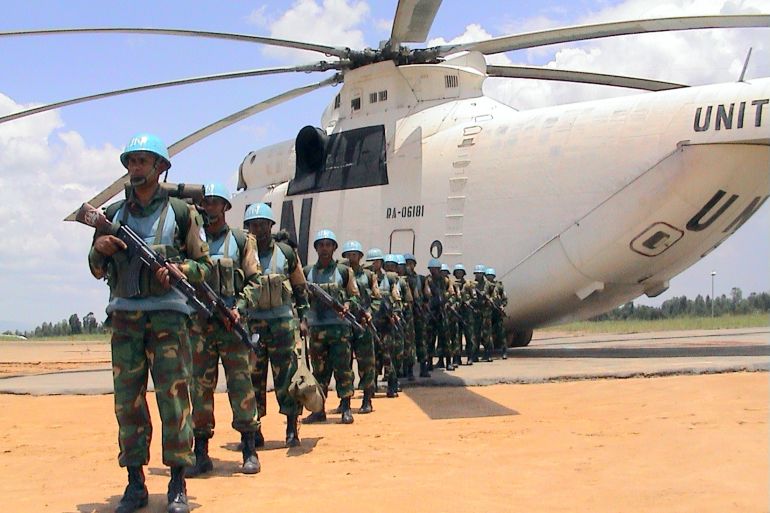 UN peacekeepers in Congo