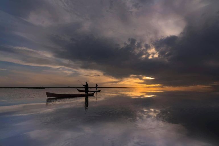 Boat on water