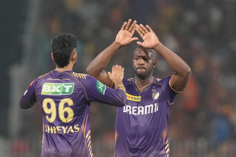 Kolkata Knight Riders' Andre Russell