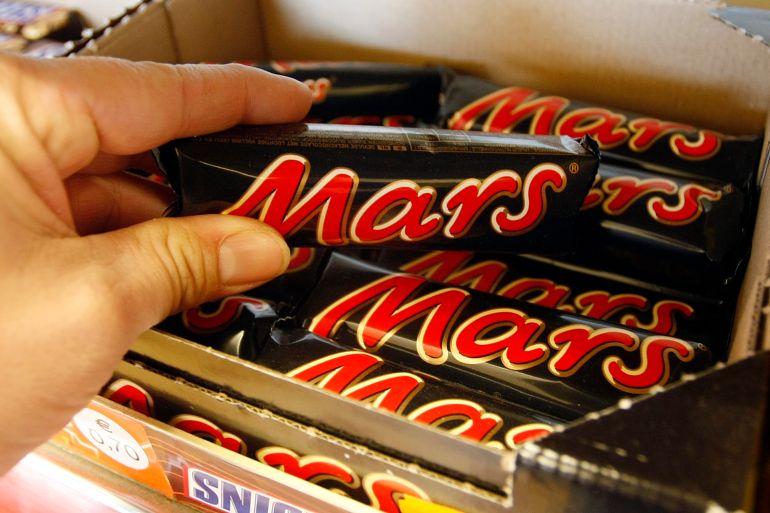 Mars chocolate bars