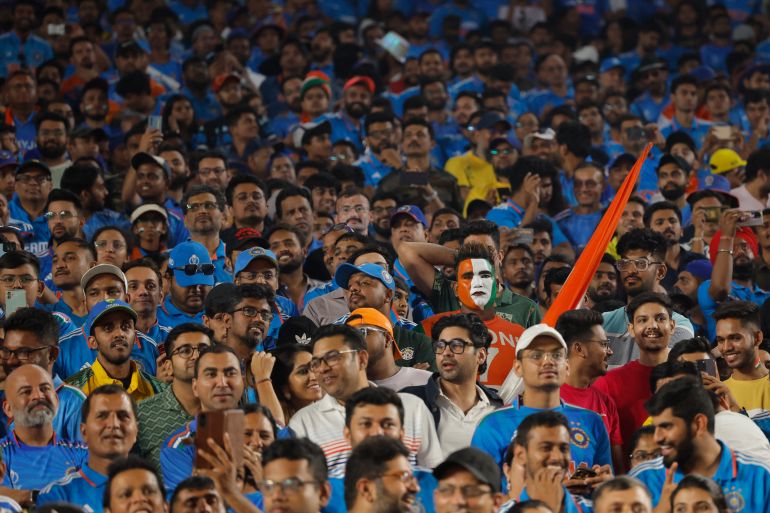 Cricket - ICC Cricket World Cup 2023 - Final - India v Australia - Narendra Modi Stadium, Ahmedabad, India - November 19, 2023 India fans looks dejected in the stands REUTERS/Adnan Abidi