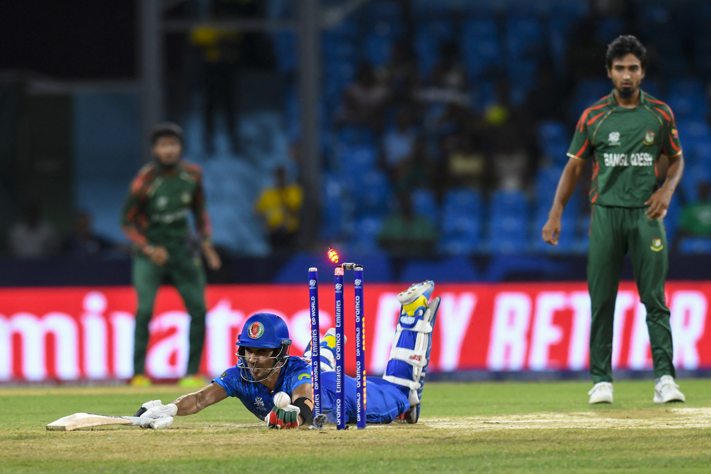 Afghanistan beat Bangladesh to reach T20 last four