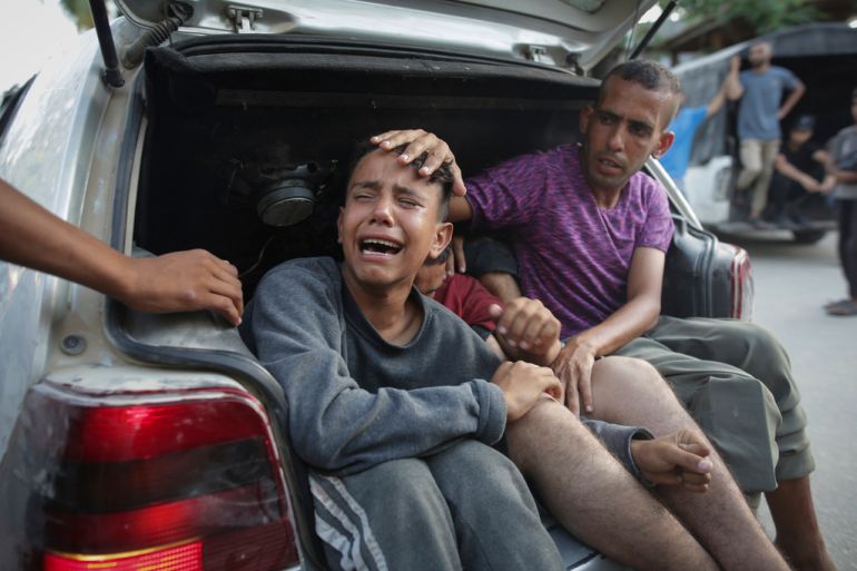 Children crying in back of a car