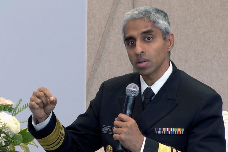 US Surgeon General Vivek Murthy