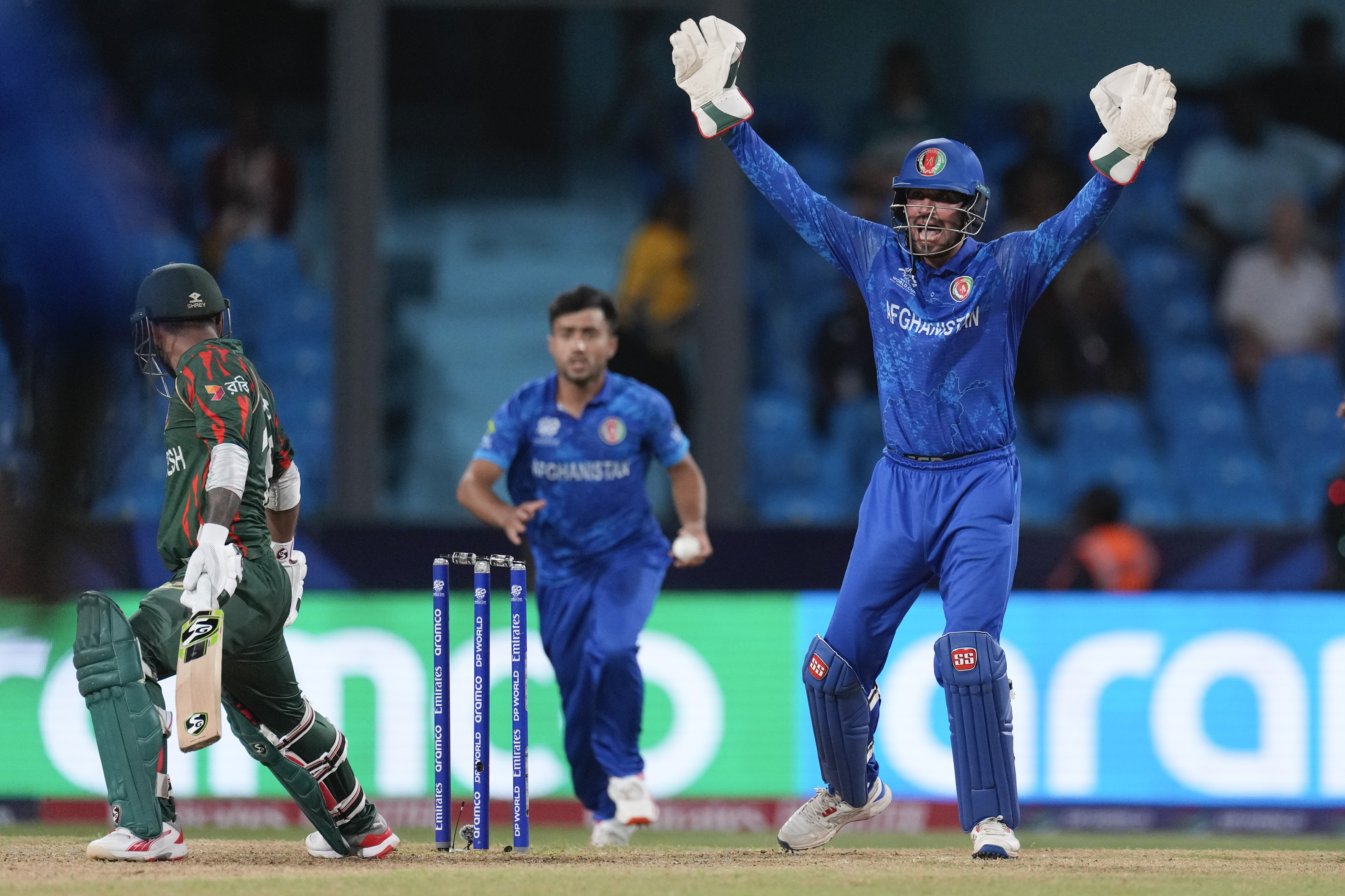 Afghanistan beat Bangladesh to reach T20 last four