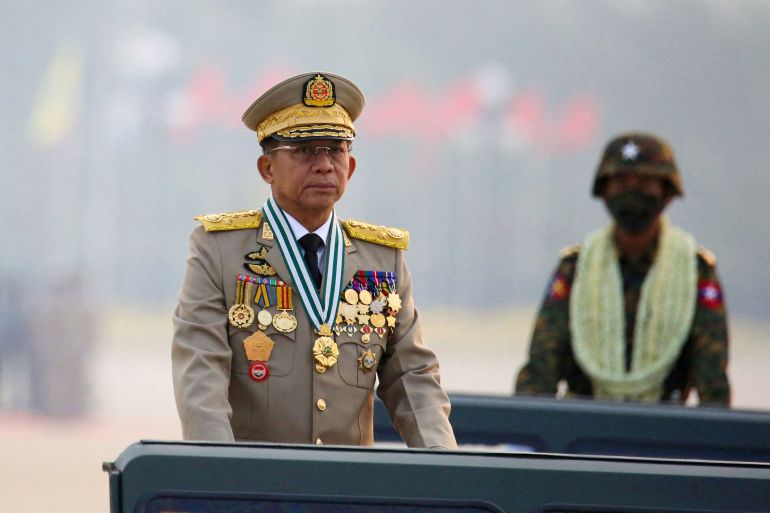 Myanmar's military government chief Senior General Min Aung Hlaing