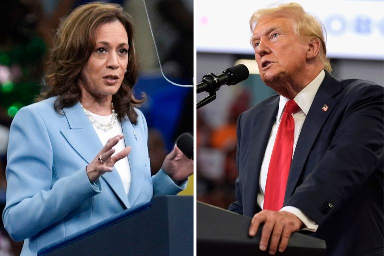 Kamala Harris and Donald Trump