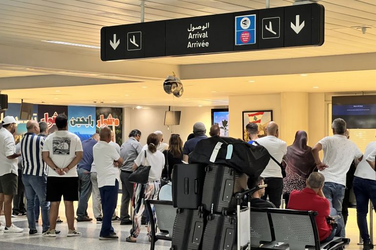 سجل مطار رفيق الحريري الدولي في بيروت أعلى أرقام منذ بداية عام 2024 خلال الشهر السادس (الجزيرة)