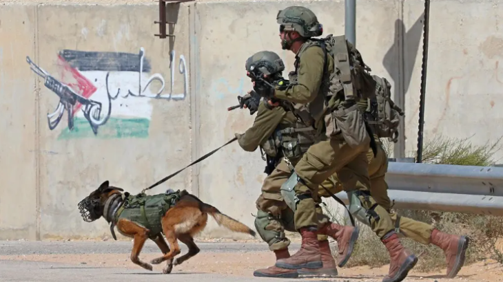 وحدة عوكيتس في الجيش الإسرائيلي التي تستخدم الكلاب بشكل رئيسي