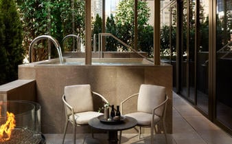 Aman New York Spa House Terrace 