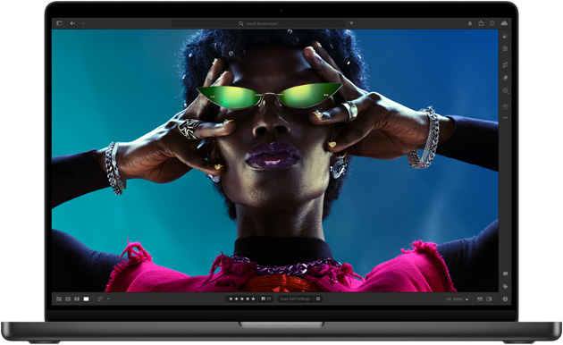 MacBook Pro 16-inch, showcasing Liquid Retina XDR display