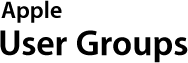 Apple User Groups