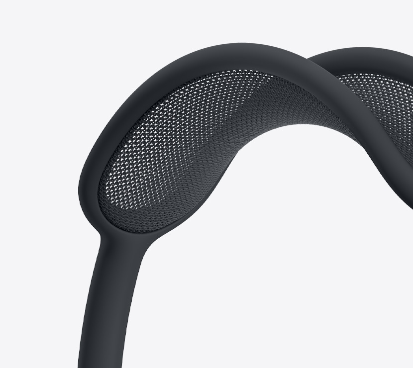 A close-up of the AirPods Max canopy.