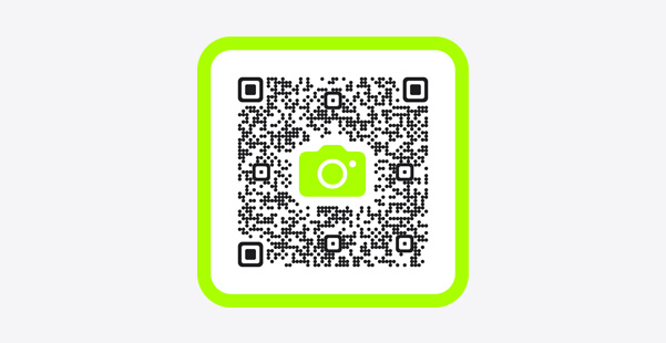 Image d’un code QR avec un lien pour ouvrir l’app En forme