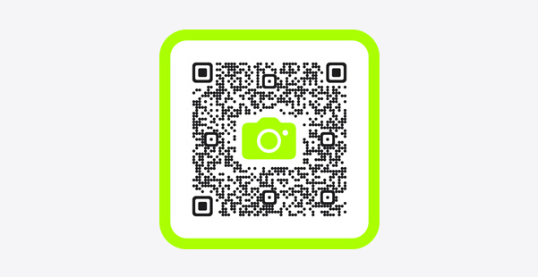 Imagem de um código QR com um link para abrir o app Fitness.