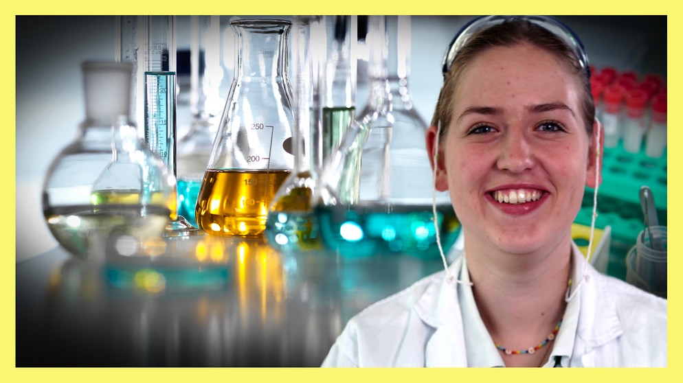 Maria Magdalena Gruber, Biochemie-Studentin im 5. Semester im Bachelor-Studiengang an der TU München | Bild: BR Joana Lenz / picture alliance / Westend61 | Andrew Brookes / picture alliance/dpa/CTK | Patrik Uhlir