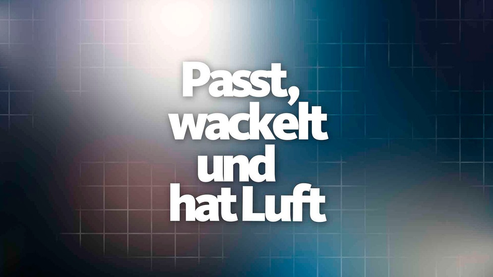 Sendelogo der Reihe "Passt, wackelt und hat Luft" des WDR. Doku-Serie über Azubis im Handwerk und ihre täglichen Herausforderungen. | Bild: WDR