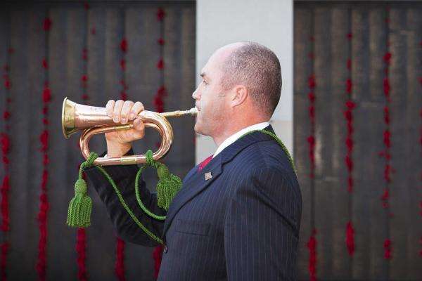 Buglar at the Last Post ceremony