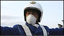 Policía a 30 km de Fukushima