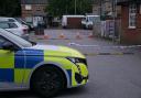 Police cordon at The Kings Arms in Wallisdown Road