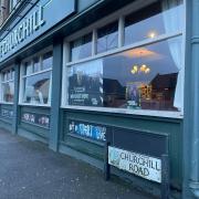 Churchill pub in Ashley Road on Saturday morning
