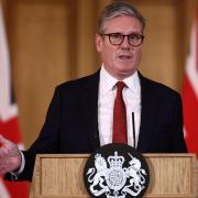 Prime Minister Sir Keir Starmer speaks during a press conference in Downing Street, London (Henry Nicholls/PA)