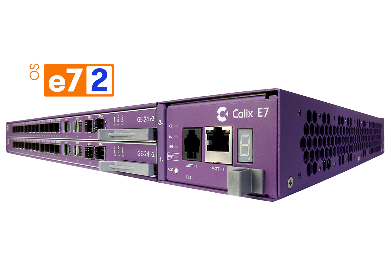 Calix AXOS E7-2 Intelligent Modular System provides a foundation for your next-generation networks, fiber technologies, and Software Defined Access