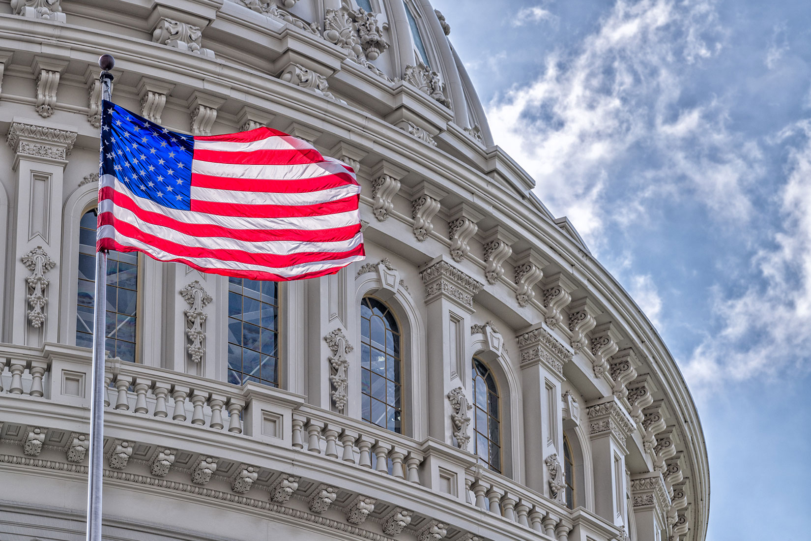 United States Capitol Building in Washington, DC