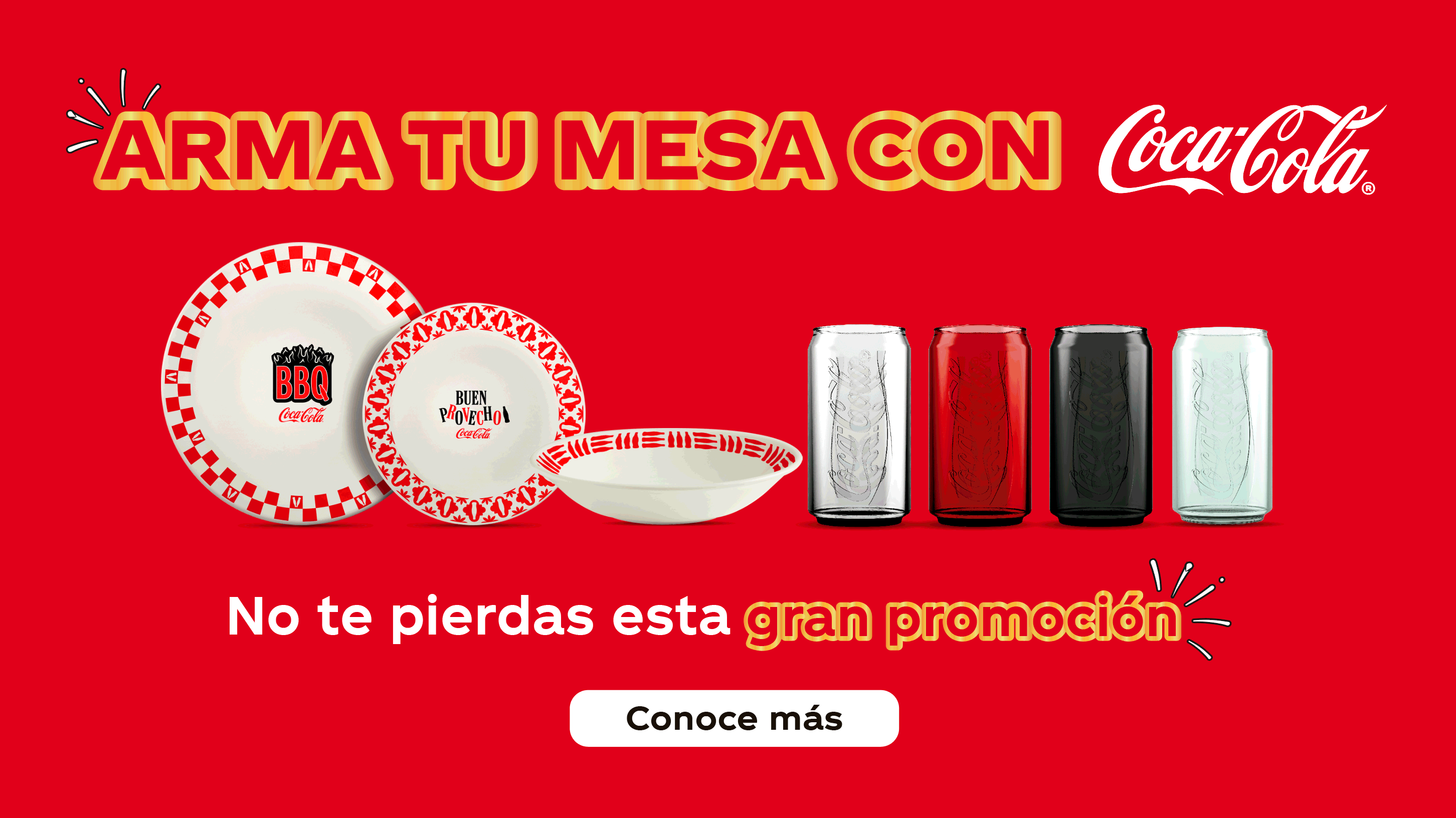 Promo Arma tu mesa con Coca-Cola