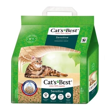 Cat's Best 凱優黑標凝結木屑砂 強效除臭 2.5公斤 X 4入