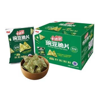 卡廸那 豌豆脆片 原味 80公克 X 10包