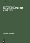 book: Samuel Urlsperger (1685–1772)