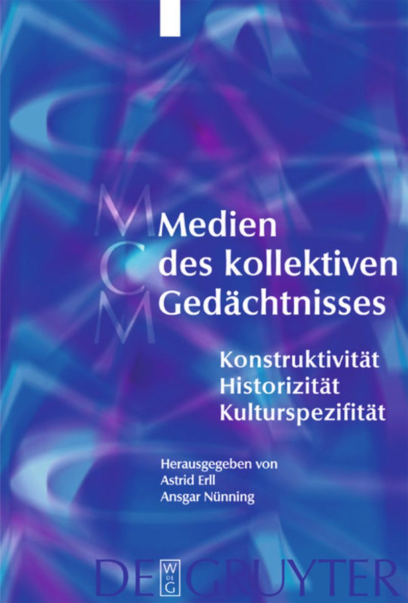 book: Medien des kollektiven Gedächtnisses