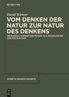 book: Vom Denken der Natur zur Natur des Denkens