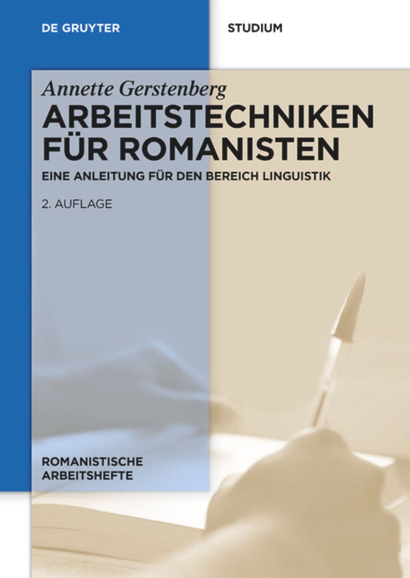 book: Arbeitstechniken für Romanisten