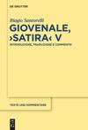 book: Giovenale, "Satira" V