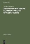 book: Abraham ibn Esras Kommentar zur Urgeschichte